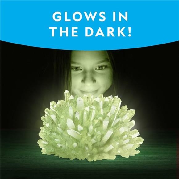 Jumbo Crystal Growing Kit - Grow Your Own Giant Glow in The Dark Crystal - Picture 6 of 6